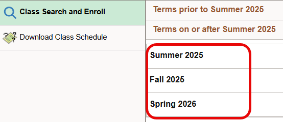Select Term