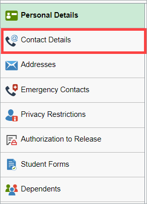 Update contact information