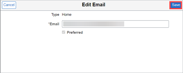 Edit email